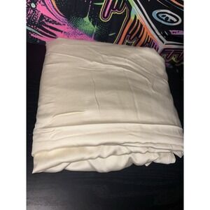 Quince Organic Bamboo Duvet Cover‎ Twin Ivory White